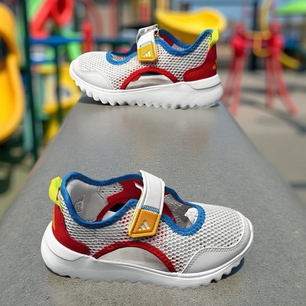 Adidas Summerflex Kids Shoes Size 3 BNIB Hook Loop Lightweight Sneakers